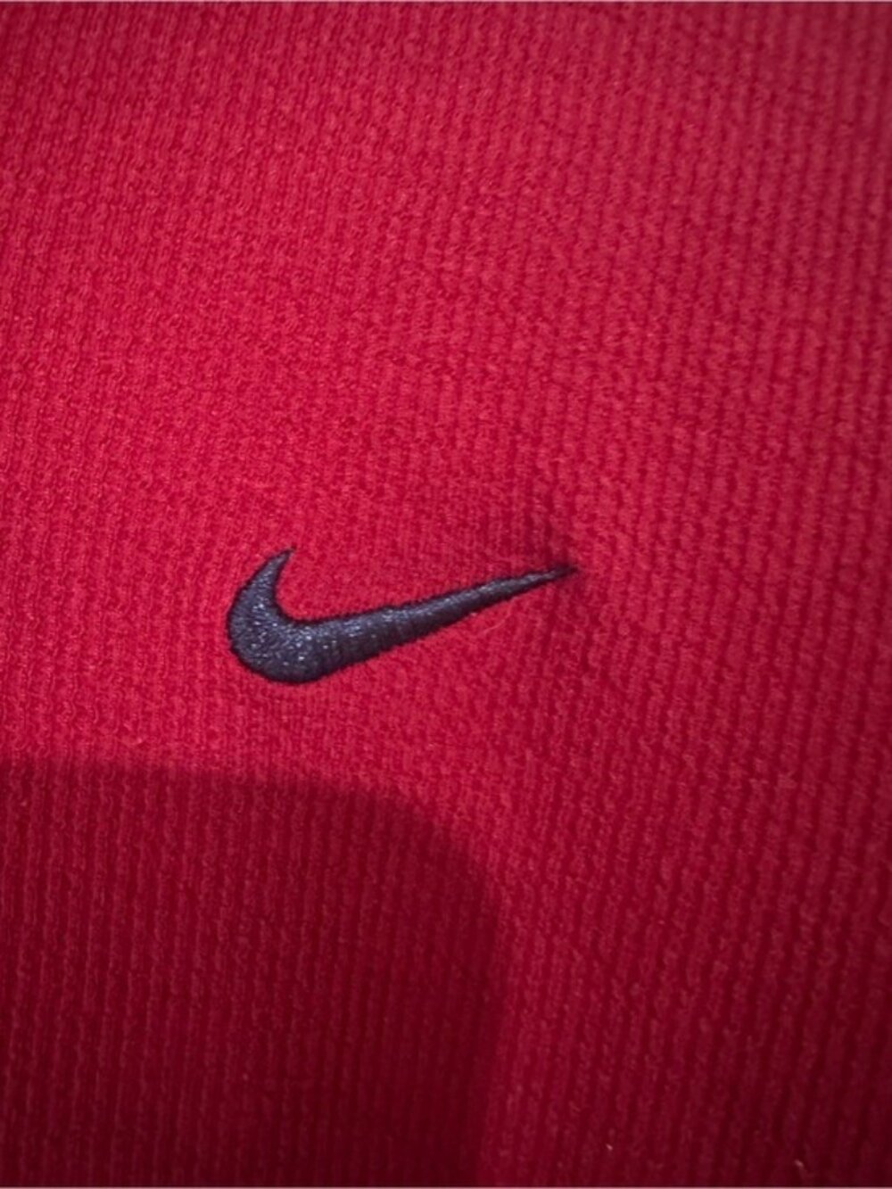 Nike Dri-FIT Men’s Burgundy Red Golf Polo Shirt Swoosh Short Sleeve XXL - Picture 7 of 9